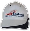 casquette liseret noir Radio Bonheur casquette liseret noir Radio Bonheur